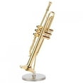 thumbnail image 3 of Colección de modelos de instrumentos musicales bajos para decoración de escritorio, adornos de trompeta, artesanía, 3 of 8