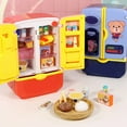 thumbnail image 3 of Kids Fridge Toy Set Light Sound Kitchen Fridge Toy Pretend Play Appliance, 3 of 10