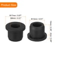 thumbnail image 2 of Uxcell 10Pack 1/3" ID, 4/8" Drill Hole Rubber Grommets, Top Hat Grommets Firewall Hole Plug Fit 8mm Wire, Black, 2 of 6