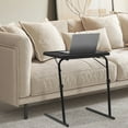 thumbnail image 2 of OSM 22" Adjustable Tilting TV Tray Table Dinner on Bed or Sofa, Comfortable Folding Black Table with 3 Tilt Angle Adjustments, 2 of 8