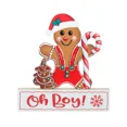 thumbnail image 1 of Colgante de madera para escritorio del día de Navidad 2025, adorno de mesa de madera con forma de Papá Noel, alce, ciervo y hombre de jengibre, decoración para fiesta de Feliz Navidad, 1 of 5