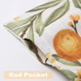 thumbnail image 7 of DriftAway  Orange Floral Linen Blend Vintage Botanical Printed Room Darkening Valance 18"L x 52"W, 7 of 7