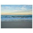 thumbnail image 2 of Scène Éclaboussante Bleue Plage - Grande Impression sur Toile de Bord de Mer, 2 of 3