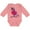 Mauve, variant on Inktastic Valentine's Day Graffiti T-Rex with Heart Shaped Candy Box Boys or Girls Long Sleeve Baby Bodysuit