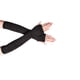 thumbnail image 2 of Yuarrent 1 par de guantes sin dedos para niña, guantes de punto cómodos de estilo Simple, cubiertas de brazo para niñas, cubierta de mano para al Suministros térmicos Café negro Yuarrent HA059148-12, 2 of 6
