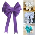 thumbnail image 3 of Bowknot Decorativo Hermoso Props Adornos de cumpleaños Decoración Hogar para boda Festival de Navidad Fondo de Pared Macaron Morado Yotijar bowknot, 3 of 10