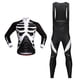 thumbnail image 1 of Ciclismo Jersey Bib Tights Trajes Chaquetas Pantalones Bike Sport Wear Ropa Traje Esqueleto XL Sharpla Conjunto de pantalones con peto de maillot de ciclismo, 1 of 8