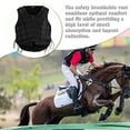 thumbnail image 2 of Wweixi Gilet Équestre Allongé, Bonne Élasticité, Léger, Protection de Corps pour Équitation avec Fermeture Éclair, Extérieur L, 2 of 6