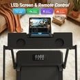thumbnail image 3 of Treadmill for Seniors with Long Handrails,2.5HP Treadmill for Home 300 lbs Capacity,5% Incline,emote Control, LED Display, Cup & Phone Holder, 3 of 9