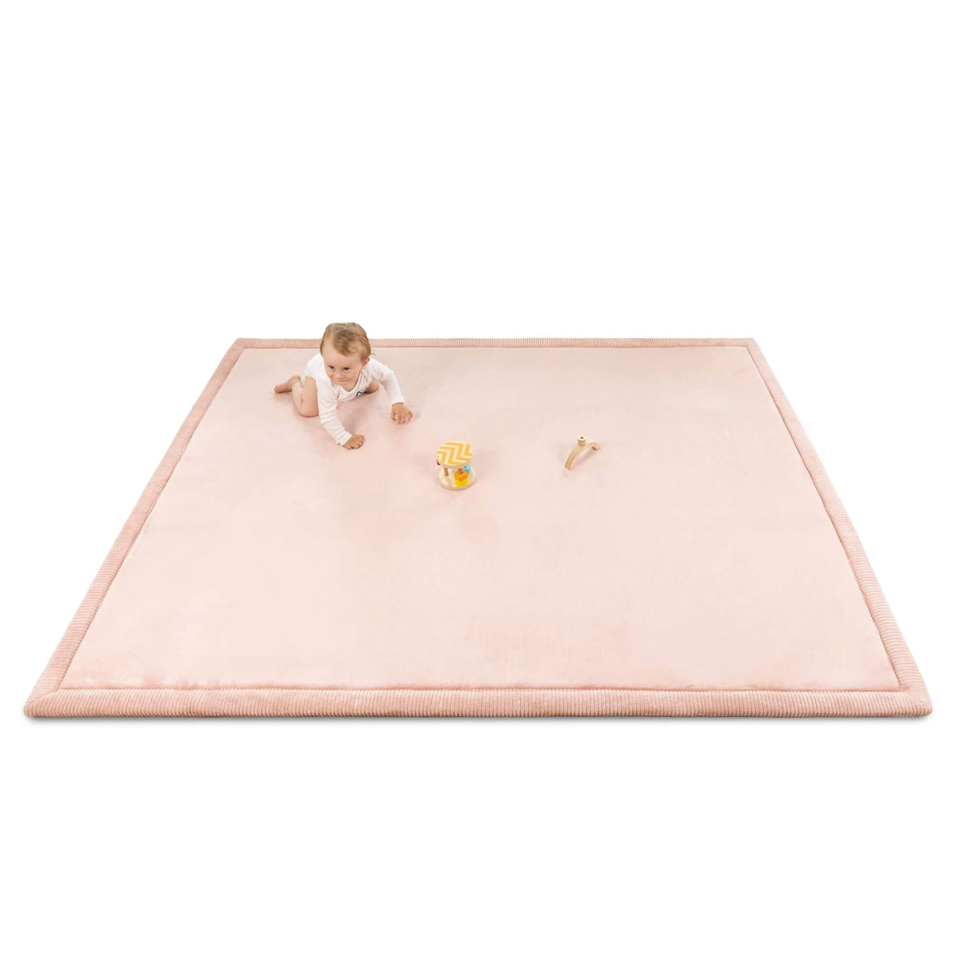 Hakuna Matte: Coral Velvet Baby Playmat: Pink - 60x80