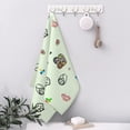 thumbnail image 6 of YFYANG Absorbent Towel, Soft Skin-Friendly Happy Family Doodle Washcloth Bath Towel, Suitable for All Skin, 27.5 x 16-inch, 6 of 7