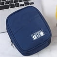 thumbnail image 2 of QJUHUNG Storage Pouch for Small Electronics and Accessories Tech Bag Electronic Organizer Case Compatible with Laptop Charger Mouse Cables Hub Power Bank Earphone Toiletries Cosmetics, 2 of 6