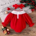 thumbnail image 4 of Baby Clothes with Grandma Sayings Baby Girl Outfits 18-24 Months Long Sleeve Girl Shirt Matching Sister Outfits And Bulk Girls Long Sleeve Christmas Cartoon Embroider Red 0-3 Months, 4 of 9