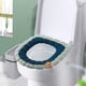 thumbnail image 5 of Fiudx Funda de Inodoro de Invierno, Gruesa con Asa, Poliéster Suave y Transpirable, Alta Elasticidad, Diseño Envolvente, Fácil de Instalar y Limpiar, Paquete de Dos, Apta para Inodoros Redondos y Rec, 5 of 7