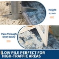 thumbnail image 5 of Hasoo 8' x 10' Washable Indoor Bedroom Carpet Modern Abstract Area Rug for Living Room Dining Room, Gray, 5 of 6