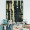 thumbnail image 2 of Designart 'Indigo Deep Woods' Country Charm Print on Natural Pine Wood, 2 of 3