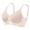 Pink bra for women, variant on Breathable Mesh Wireless Bras for Women No Underwire Thin Strap V Neck Comfortable Everyday Support Solid Color Bra