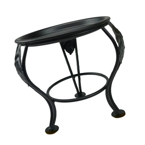 Indoor Outdoor Table Mini Plant Stand Rack stand plant Flower Pot stand plant pot Candle Holder Shelf Desktop Decoration, Black