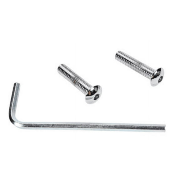 Drag Specialties DS-190871 Point Cover (button-head) Chrome Socket-Head Bolt Set - Knurled