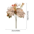 thumbnail image 3 of Dmlowu Fall Fake Flowers, Artificial Flowers with Simulation Red Maple Leaf, Table Decor for Thanksgiving Halloween Farmhouse Table Centerpiece, 3 of 6