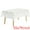 White Lilac, variant on Unique Bargains Rectangle Cotton Linen Fabric Table Cover Tablecloth Tassel 55"x71"