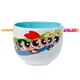 thumbnail image 1 of Cuenco de arroz con fideos ramen de cerámica, plateado, Buffalo Powerpuff Girls, 1 of 5