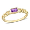 thumbnail image 2 of Everly Women's Amethyst 10k Yellow Gold Ring, 2 of 10