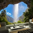 thumbnail image 1 of 3D Wallpaper Cave Waterfall SKU# WAL0209, 1 of 1