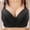Black, variant on Double Support Wireless Bra Lace Bra With Straps Full Coverage Wirefree Bra Tagless For Everyday Wear Comfort Bras for Women Extra Large Bras Sports Bra Padding Wire Bras for Women 36ddd Sports Bras