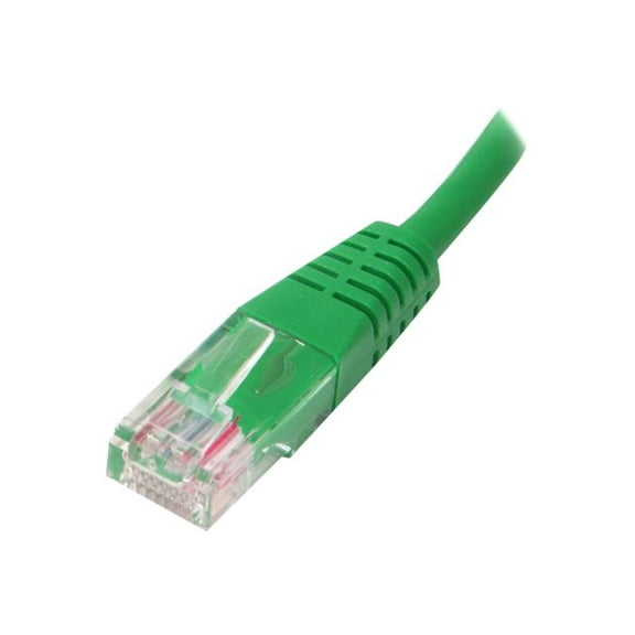 Startech.com 15 Ft Cat5e Green Molded Rj45 Utp Cat 5e Patch Cable - 15ft Patch Cord - Category 5e - 15 Ft - 1 X Rj-45 Male - 1 X Rj-45 Male - Green (m45patch15gn)