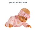 thumbnail image 3 of Baby Doll Baby Born Learn to Walk Olivia Gris-Green Eyes, 3 of 7