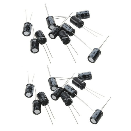 

20 x 100UF 50V 105C Radial Electrolytic Capacitor 8X12