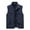 Dark Blue Tops for Men, variant on IYTR Men's Fleece Vest Lightweight Outdoor Stand Collar Sleeveless Zipper Pockets Quick Dry Warm Waistcoat Gilet Black Gray XXL