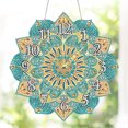 thumbnail image 4 of Reloj con diamantes Cristal 5D DIY Cgtredaw Regalos y Recuerdos Mandala Hechos a Mano #2, 4 of 8