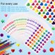 thumbnail image 3 of Dorbetar 1710 piezas de stickers brillantes de estrellas y corazones para niños, 3 of 8