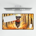 thumbnail image 4 of Welcome Fall Portuguese Water Dog Strolling Through the Autumn Maple Forest Desk Mat Full Keyboard Mouse Pad PWD Portie Fishing Dog Lover Large Mousepad - 12012, 4 of 5