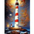 thumbnail image 1 of Diamond Painting 5D DIY Full Round Drill Faro Decoración del hogar (A2973) FLhrweasw Nuevo, 1 of 9