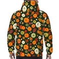 thumbnail image 7 of Goofa Harvest Pumpkins for Men's Hooded Sweatshirt - Lightweight Pullover Hoodie with Kangaroo Pocket, Perfect for Everyday Wear-4X-Large, 7 of 7
