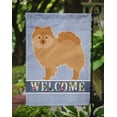 thumbnail image 3 of Carolines Treasures CK3648GF German Spitz Welcome Garden Size Flag, 3 of 3