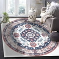 thumbnail image 5 of Area Rugs Indoor Non-Slip Rectangle Rug 5x8 Ft Boho Floral Retro Rug Rubber Backing Floor Mats Non Shedding Home Decor Carpet for Entryway Living Room, 5 of 8