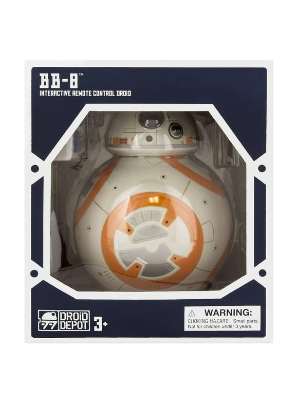 Disney Star Wars BB-8 Interactive Remote Control Droid Depot - H 11 2/5'' (to the top of his antenna) x L 7 1/8" x W 7 1/8"