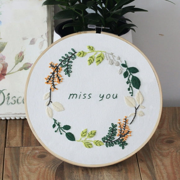 Dvkptbk Diy Embroidery Embroidery Stitch Kit Set for Beginners-Handmade Embroidery Diy Home Decor