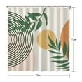 thumbnail image 5 of Boho Vintage Nordic Shower Curtain 72x72 Inches Quick-Dry Polyester Curtain with Plastic Hooks Ethnic Tribal Style, 5 of 5