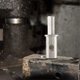 thumbnail image 2 of Ice Auger Drill Adapter Fits Drill Cinchhuck: 1/2 Plus And 1/4 Inch Hole For 1/4 Inch-20 Wing Bolts, 2 of 5