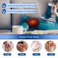 thumbnail image 5 of 1 Pair Heating Massager Electric Knee Heating Pad Heated Knee Brace Support for Arthritis Joint Old Cold Leg Knee Warmer, 5 of 5