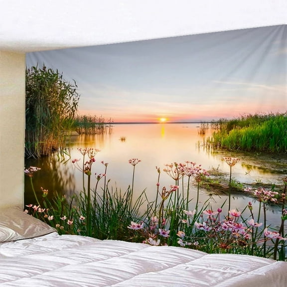 landscape Forest Tree Printed Large Wall Tapestry Cheap Hippie Wall Hanging Bohemian Wall