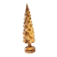 thumbnail image 3 of Lámpara de noche de árbol de Navidad artificial de mesa iluminada con decoración navideña ligera L Oro, 3 of 9