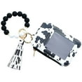 thumbnail image 1 of Card Purse Keychain Boho Beaded Wristlet Wallet Pattern Boho Style Beaded Tassel Keychain Wallets For Credit Card Holder Purse Keychains Stylish Key Holder Versatile Portable, 1 of 3