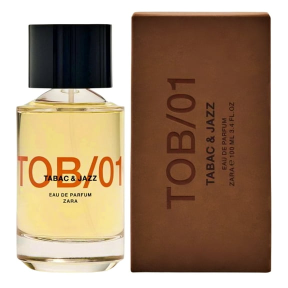 Zara TOB/01 Tabac & Jazz Cologne for Men EDP Eau De Parfum 100 ML (3.4 FL OZ)