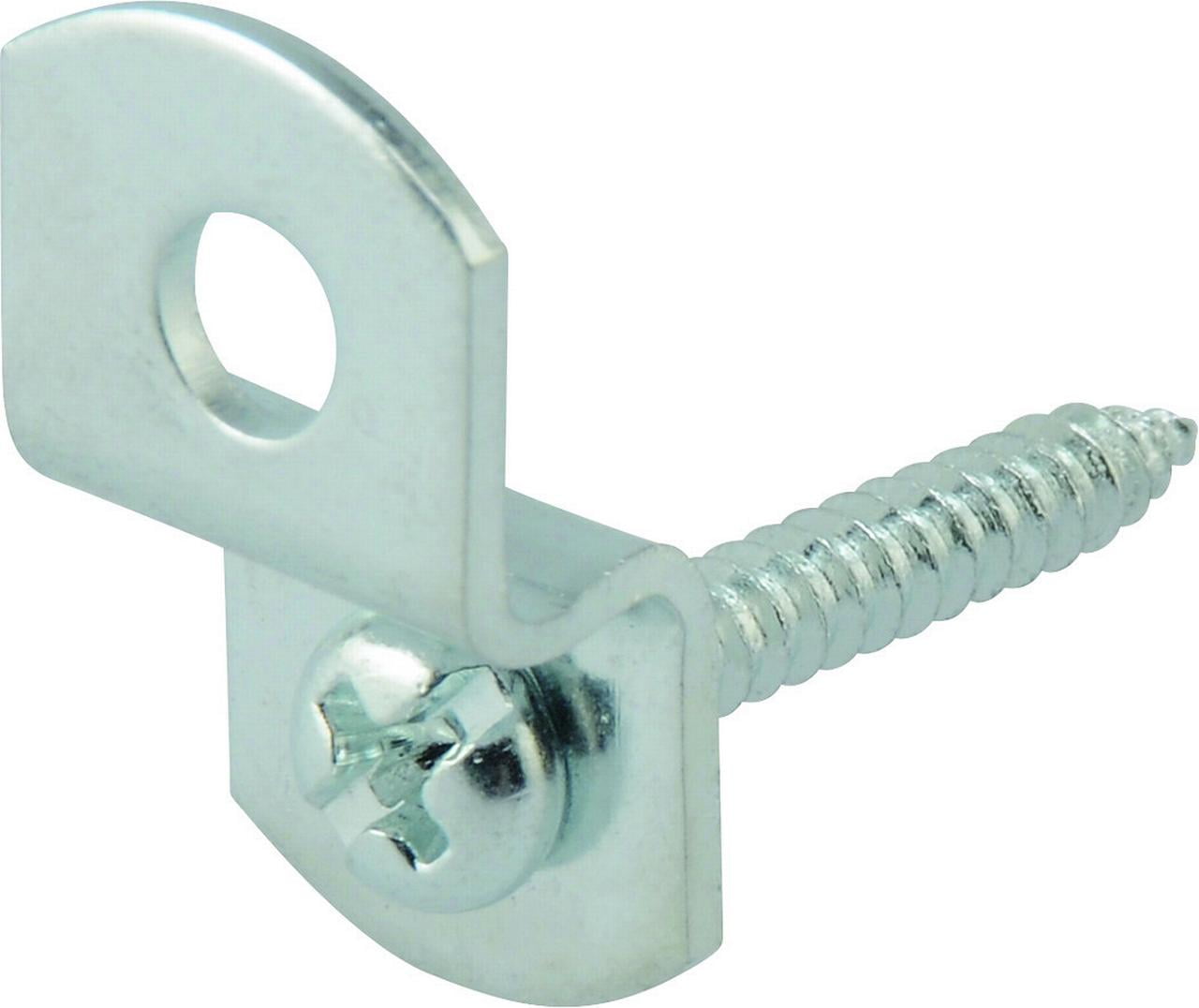 New 12PK Hillman 534004 Ook Steel Mirror Mounting Clips With Plstic